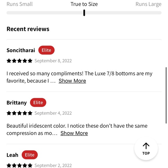 🌟Oasis Ultra High Waisted Iridescent Lux 7/8 Leggings by Fabletics ✨ - Picture 15 of 15